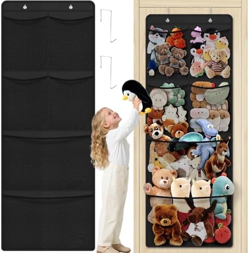 Stuffed Animal Storage Over the Door Organizer