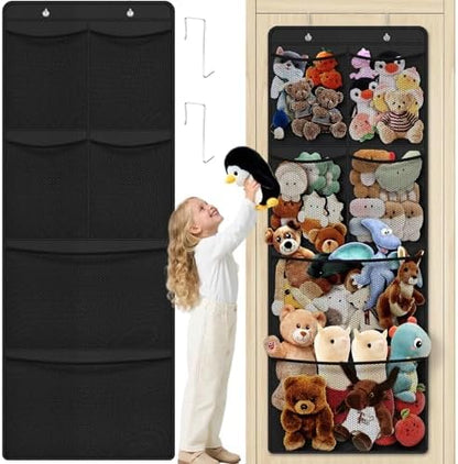 Stuffed Animal Storage Over the Door Organizer