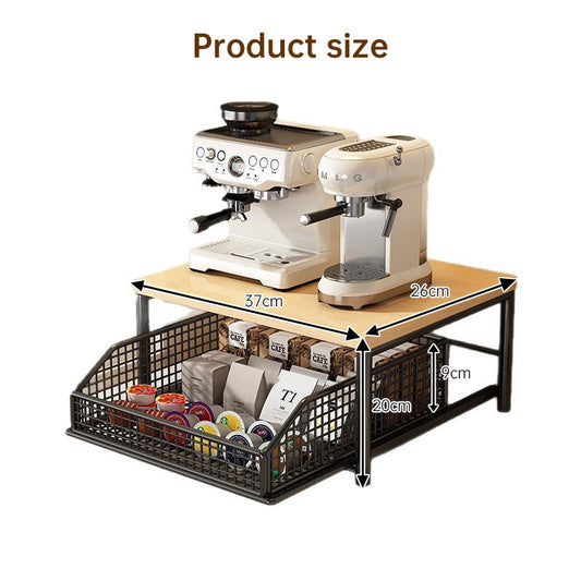 Modern Kitchen Microwave Shelf & Countertop Organizer
