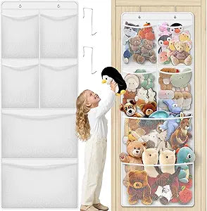 Stuffed Animal Storage Over the Door Organizer