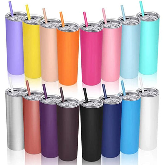 Skinny Stainless Steel Insulated Travel Tumbler